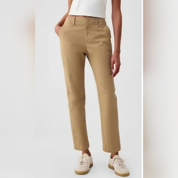 GAP Tan Ankle-Length Women's Pants, NWT - Picture 2 of 3